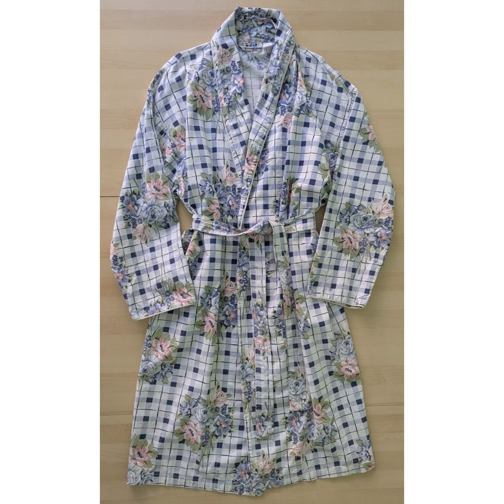 Vintage Robe NAP Rose With‎ Pockets